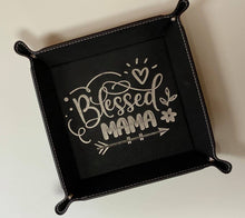 Load image into Gallery viewer, Leatherette Valet Tray - 6" x 6"