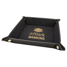 Load image into Gallery viewer, Leatherette Valet Tray - 6" x 6"