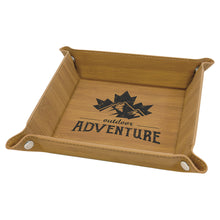 Load image into Gallery viewer, Leatherette Valet Tray - 6" x 6"