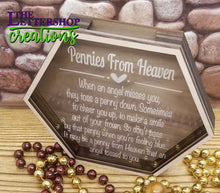 Load image into Gallery viewer, Pennies from Heaven Memorial Money Bank
