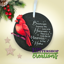 Load image into Gallery viewer, Someone We Love is in Heaven Memorial ornament
