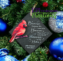 Load image into Gallery viewer, Someone We Love is in Heaven Memorial ornament
