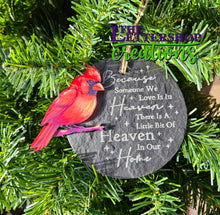 Load image into Gallery viewer, Someone We Love is in Heaven Memorial ornament
