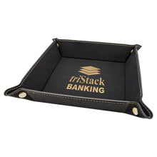 Load image into Gallery viewer, Leatherette Valet Tray - 9&quot; x 9&quot;
