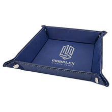 Load image into Gallery viewer, Leatherette Valet Tray - 9&quot; x 9&quot;
